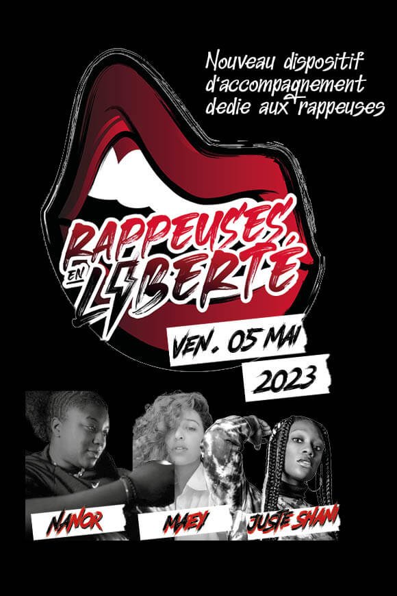 Affiche rappeuses en liberté 6MIC